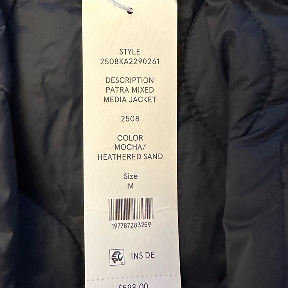 NWT Veronica Beard Patra Mixed-Media Quilted Zip-Front Jacket - Picture 11 of 12